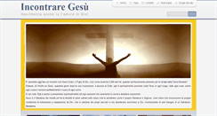 Desktop Screenshot of incontraregesu.it